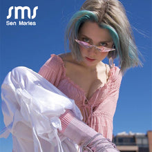 Load image into Gallery viewer, Rimless Sunglasses Women 2023 Luxulry Brand Cat Eye Frameless Alloy Eyeglasses For Female UV400 Shades Oculos De Sol