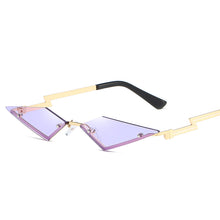 Load image into Gallery viewer, Rimless Sunglasses Women 2023 Luxulry Brand Cat Eye Frameless Alloy Eyeglasses For Female UV400 Shades Oculos De Sol
