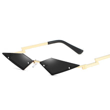 Load image into Gallery viewer, Rimless Sunglasses Women 2023 Luxulry Brand Cat Eye Frameless Alloy Eyeglasses For Female UV400 Shades Oculos De Sol