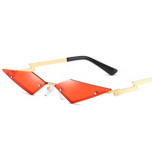 Load image into Gallery viewer, Rimless Sunglasses Women 2023 Luxulry Brand Cat Eye Frameless Alloy Eyeglasses For Female UV400 Shades Oculos De Sol