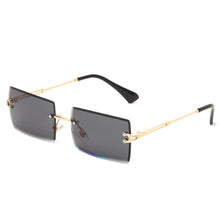 Carica l'immagine nel visualizzatore di Gallery, New Fashion Rimless Sunglasses Women Small Square Sun glasses Luxury Brand Design Metal Sunglass UV400 Shades Eyewear
