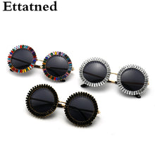 Load image into Gallery viewer, Round Diamond Sunglasses Women  Crystal Eyeglasses Classic Retro Men Brand Designer Glasses Eyewear UV400