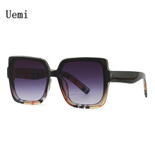 Load image into Gallery viewer, Scotch Pattern Square Sunglasses For Women Men  Designer Sun Glasses Retro Ins Trending Shades UV400 Driving
