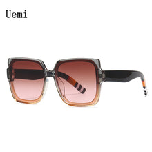 Load image into Gallery viewer, Scotch Pattern Square Sunglasses For Women Men  Designer Sun Glasses Retro Ins Trending Shades UV400 Driving