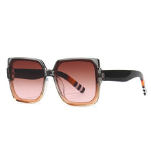 Load image into Gallery viewer, Scotch Pattern Square Sunglasses For Women Men  Designer Sun Glasses Retro Ins Trending Shades UV400 Driving