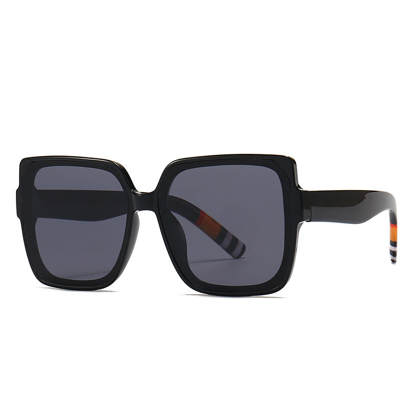 Scotch Pattern Square Sunglasses For Women Men  Designer Sun Glasses Retro Ins Trending Shades UV400 Driving