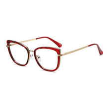 Load image into Gallery viewer, Sexy Red Cat Eye Anti-blue Glasses Frame Women Vintage Optical Transparent Eyeglasses Female Comfortable Spectacles
