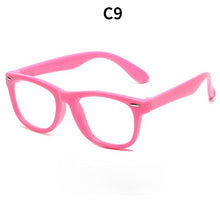 Load image into Gallery viewer, Silicone Children&#39;s Flat Lens Anti Blue Light Goggles Baby Glasses Frame Children&#39;s Glasses Frame