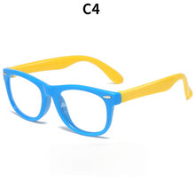 Load image into Gallery viewer, Silicone Children&#39;s Flat Lens Anti Blue Light Goggles Baby Glasses Frame Children&#39;s Glasses Frame
