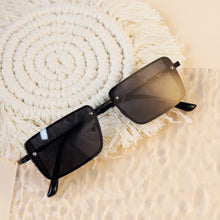 Load image into Gallery viewer, Small Rectangle Sunglasses Summer UV400 Glasses Ladies Metal Frameless Riding Retro Sunglasses Mens Sunglass