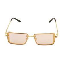 Load image into Gallery viewer, Small Rectangle Sunglasses Summer UV400 Glasses Ladies Metal Frameless Riding Retro Sunglasses Mens Sunglass