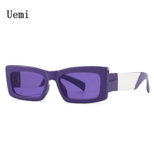 Load image into Gallery viewer, Small Square Colorful Sunglasses For Women Men Retro Rectangle Double Color Shades UV400 Trending Gradient Sun Glass