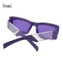 Load image into Gallery viewer, Small Square Colorful Sunglasses For Women Men Retro Rectangle Double Color Shades UV400 Trending Gradient Sun Glass