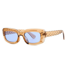 Load image into Gallery viewer, Small Square Sunglasses For Women Men Retro Rectangle Frame Sun Glasses Tea Blue Ins Trending Shades UV400 Eyeglasse