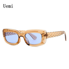 Load image into Gallery viewer, Small Square Sunglasses For Women Men Retro Rectangle Frame Sun Glasses Tea Blue Ins Trending Shades UV400 Eyeglasse