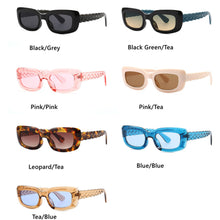 Load image into Gallery viewer, Small Square Sunglasses For Women Men Retro Rectangle Frame Sun Glasses Tea Blue Ins Trending Shades UV400 Eyeglasse