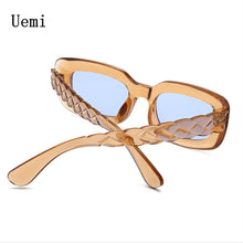 Load image into Gallery viewer, Small Square Sunglasses For Women Men Retro Rectangle Frame Sun Glasses Tea Blue Ins Trending Shades UV400 Eyeglasse