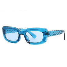 Load image into Gallery viewer, Small Square Sunglasses For Women Men Retro Rectangle Frame Sun Glasses Tea Blue Ins Trending Shades UV400 Eyeglasse