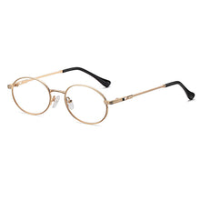 Load image into Gallery viewer, Small Sunglasses  Brand Designer Women Men Metal Retro Oval Sun glasses UV400 Shades Eyewear Oculos de sol