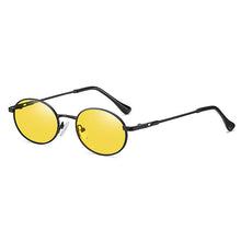 Load image into Gallery viewer, Small Sunglasses  Brand Designer Women Men Metal Retro Oval Sun glasses UV400 Shades Eyewear Oculos de sol