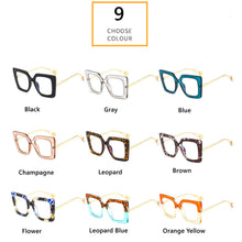 Load image into Gallery viewer, Square Anti Blue Light Glasses Women Oprawki Okularowe Damskie Computer Frame Clear Reading Eyeglasses Unisex 181