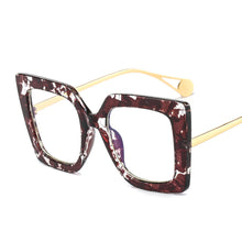 Load image into Gallery viewer, Square Anti Blue Light Glasses Women Oprawki Okularowe Damskie Computer Frame Clear Reading Eyeglasses Unisex 181