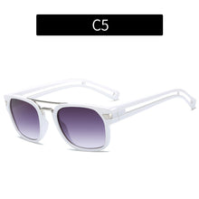 Load image into Gallery viewer, Square Double Beam Sunglasses Robert The Same Sunglasses Personality Trend Men and Women Wild Glasses