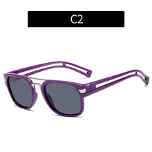 Load image into Gallery viewer, Square Double Beam Sunglasses Robert The Same Sunglasses Personality Trend Men and Women Wild Glasses