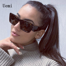 Load image into Gallery viewer, New Square Sunglasses For Women Men Brand Designer Retro Shades UV400 Polygon Cat Eye Trending Green Sun Glasses Wholesa