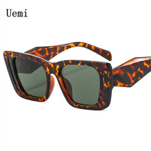 Load image into Gallery viewer, New Square Sunglasses For Women Men Brand Designer Retro Shades UV400 Polygon Cat Eye Trending Green Sun Glasses Wholesa