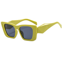 Load image into Gallery viewer, New Square Sunglasses For Women Men Brand Designer Retro Shades UV400 Polygon Cat Eye Trending Green Sun Glasses Wholesa
