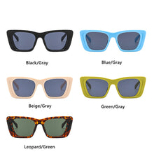 Load image into Gallery viewer, New Square Sunglasses For Women Men Brand Designer Retro Shades UV400 Polygon Cat Eye Trending Green Sun Glasses Wholesa