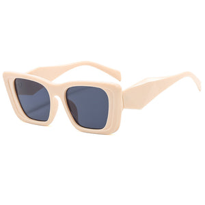 New Square Sunglasses For Women Men Brand Designer Retro Shades UV400 Polygon Cat Eye Trending Green Sun Glasses Wholesa