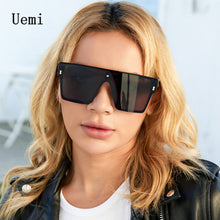 Load image into Gallery viewer, Square Sunglasses For Women Men Oversized Frame With D  Brand Disigner 2023 Sun Glasses UV400