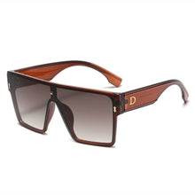 Load image into Gallery viewer, Square Sunglasses For Women Men Oversized Frame With D  Brand Disigner 2023 Sun Glasses UV400