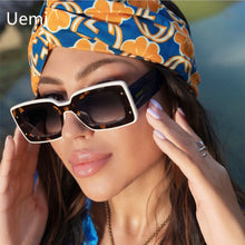 Carica l'immagine nel visualizzatore di Gallery, Square Sunglasses For Women Men Rivet Decoration  Brand Design Ins Ladies Sun Glasses UV400 Shades Eyewear