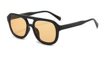 Load image into Gallery viewer, Square Sunglasses Women Men Double Bridge Frame Black Light Tea Vintage Brand Designer Sun Glasses Female 2023 Shade