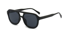 Load image into Gallery viewer, Square Sunglasses Women Men Double Bridge Frame Black Light Tea Vintage Brand Designer Sun Glasses Female 2023 Shade