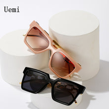 Load image into Gallery viewer, Square Women Sunglasses For Female Retro Unique Chain Legs Gradient Mirror Punk Sun Glasses Shades UV400 Ins Popular