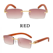 Load image into Gallery viewer, Sunglasses For Men Super Clear Rimless Sunglasses Ocean Slice Diamond Cut Glasses Trend Classic Driving Square Gafas