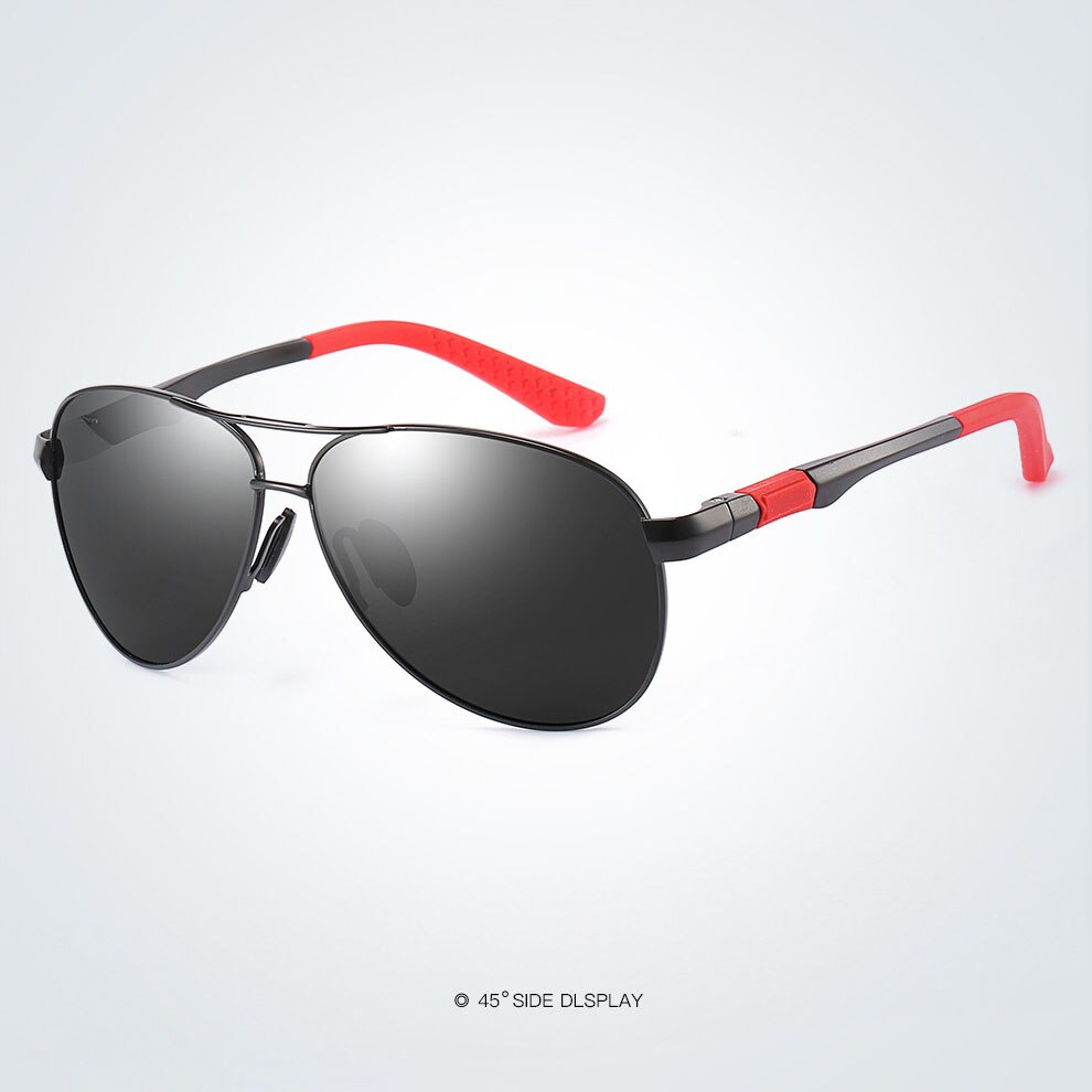 Sunglasses Men Brand Design Popular Sun Glasses Men's Aluminum Alloy Frame Poalrized Mirror UV 400 Eyeglasses