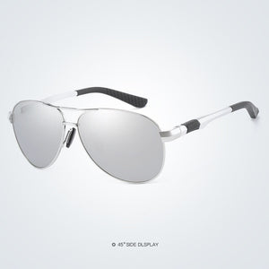 Sunglasses Men Brand Design Popular Sun Glasses Men's Aluminum Alloy Frame Poalrized Mirror UV 400 Eyeglasses