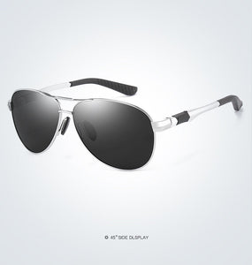Sunglasses Men Brand Design Popular Sun Glasses Men's Aluminum Alloy Frame Poalrized Mirror UV 400 Eyeglasses