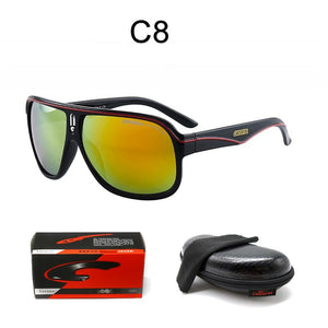 Sunglasses for Men With PU Case Glasses Cloth Big Frame Driving Men's Women's Sunglasses Outdoor Sports Eyewear