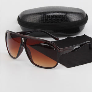 Sunglasses for Men With PU Case Glasses Cloth Big Frame Driving Men's Women's Sunglasses Outdoor Sports Eyewear