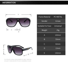 Load image into Gallery viewer, Sunglasses for Men With PU Case Glasses Cloth Big Frame Driving Men&#39;s Women&#39;s Sunglasses Outdoor Sports Eyewear