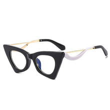 Load image into Gallery viewer, Vintage Cat Eye Frame Glasses For Women Alloy Round Clear Print Leopard Eyeglasses Female Sexy Glasses Ornament