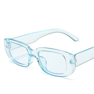 Vintage Sunglasses Women Brand Designer Retro Rectangle Sun Glasses Female Ins Popular Colorful Square Eyewear