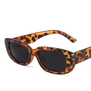 Vintage Sunglasses Women Brand Designer Retro Rectangle Sun Glasses Female Ins Popular Colorful Square Eyewear