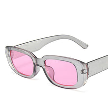 Carica l&#39;immagine nel visualizzatore di Gallery, Vintage Sunglasses Women Brand Designer Retro Rectangle Sun Glasses Female Ins Popular Colorful Square Eyewear